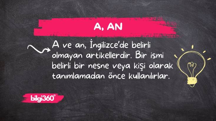 A, An: Anlamı ve Kullanımı