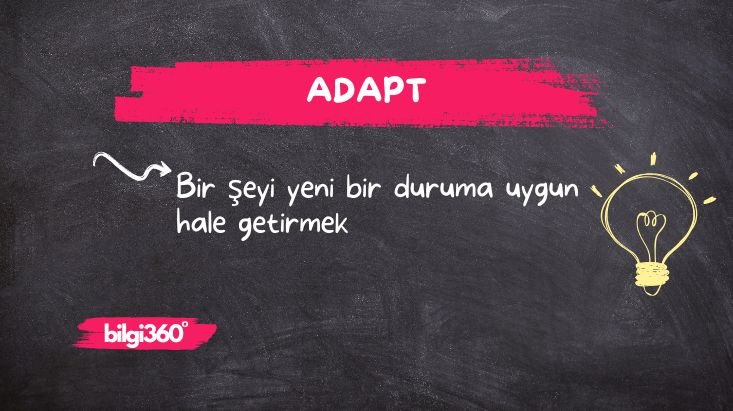 Adapt: Anlamı ve Kullanımı